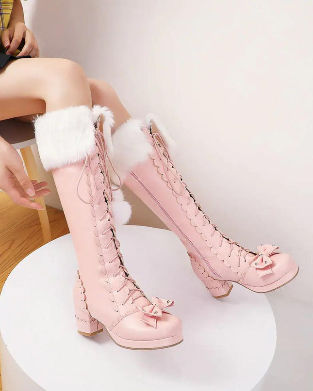 High Boots Winter Warmer Fur Boots