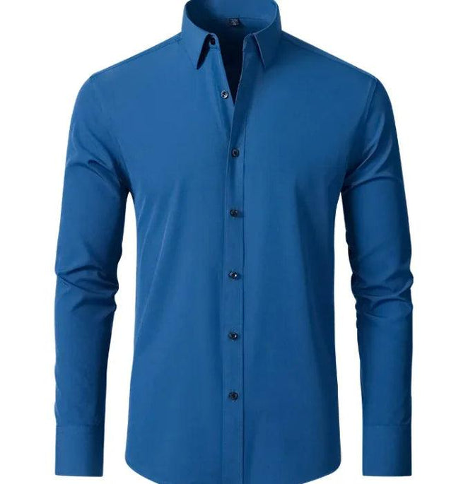 Men's Wrinkle-Free Elastic Business Shirt