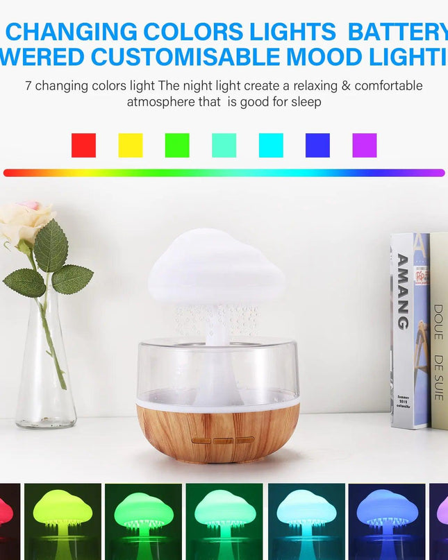 Humidifier with Calming Water Drops Sounds