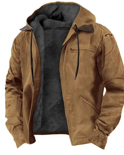 Colorful Hooded Cotton-Padded Jacket