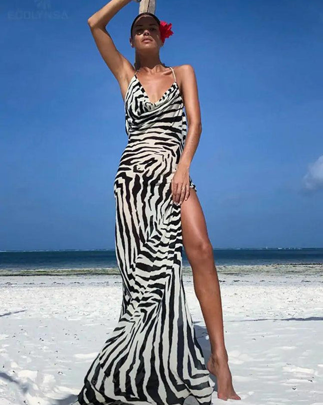 Side Split Beach Dress