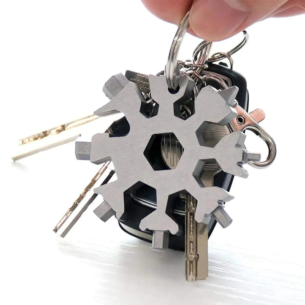 Snowflake Multipurpose Keyring