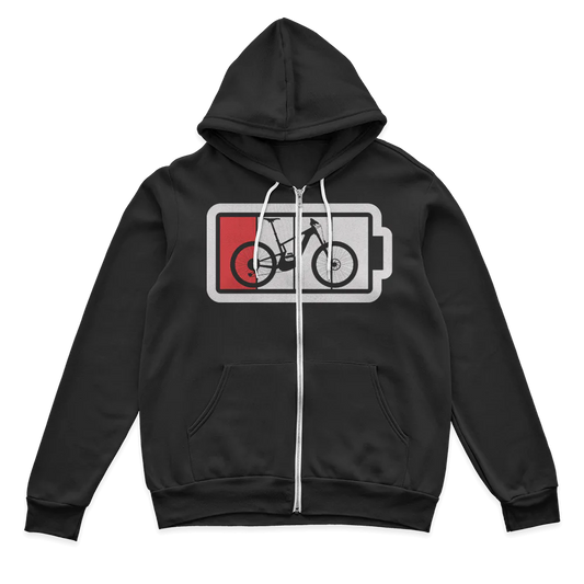 Low Battery Zip Hoodie