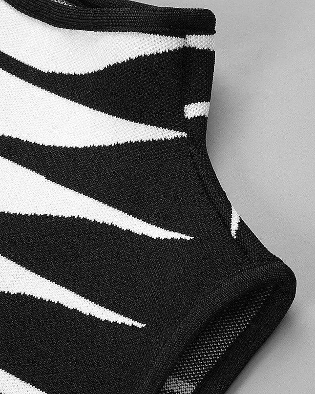 Python Tassel Bodycon Dress