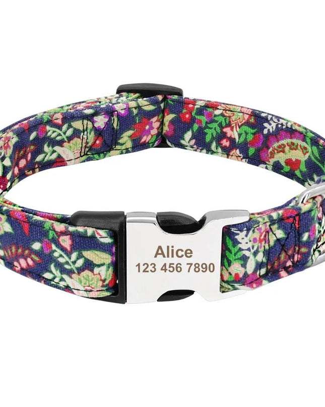 Dog Tag Collar Adjustable