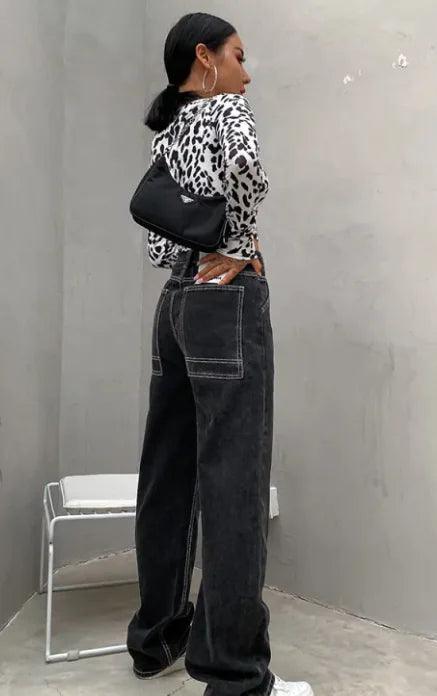 Women's High Waist Mopping Pants