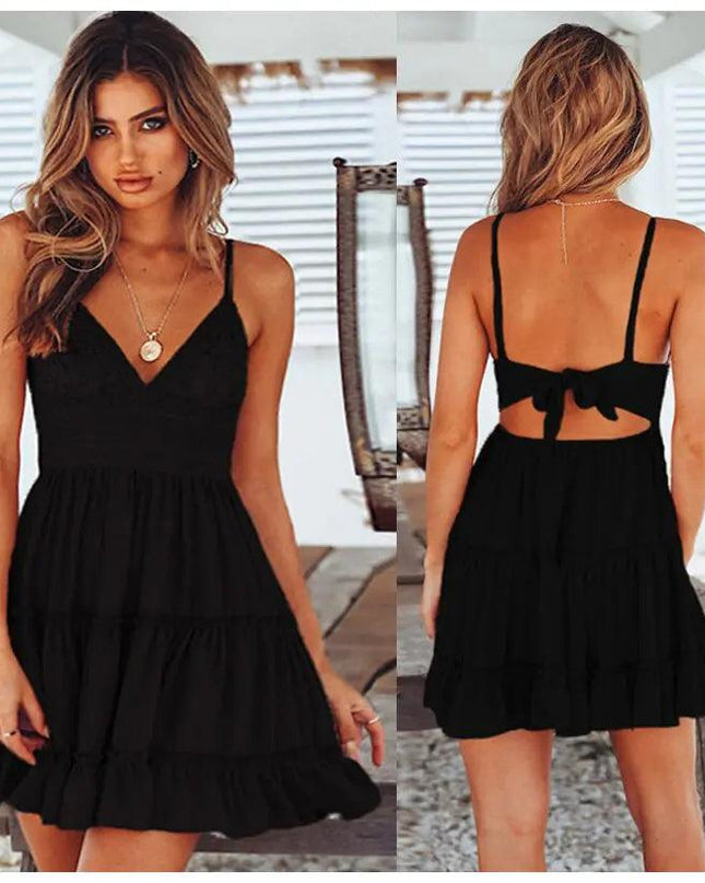 Sleeveless Spaghetti Strap Dress