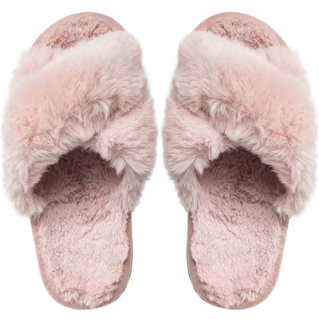 Winter Luxury Fur Slippers