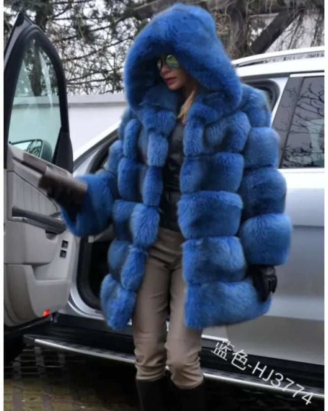Women's Luxury Faux Fur Jacket