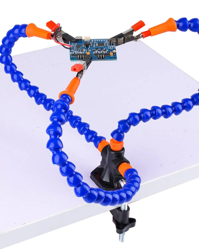 Table Clamp Station With 3 Flexible Arms