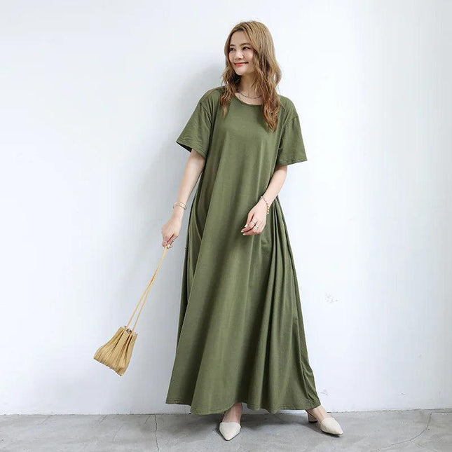 Women's long Skirt With Short Sleeves