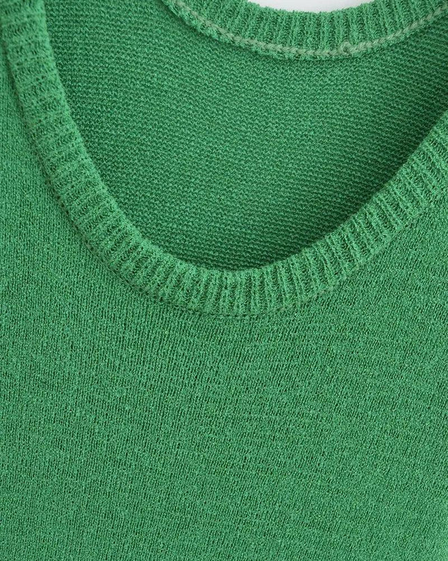 Tiered Tassel Knit Dress