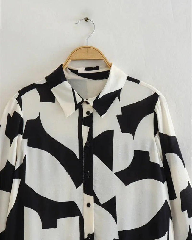 Printed Irregular Dress