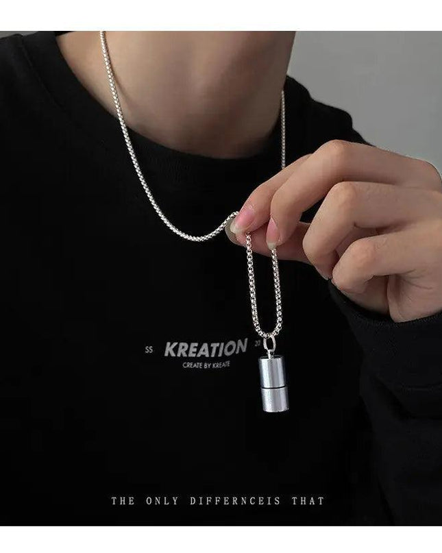 Punk Lighter Stainless Steel Necklace