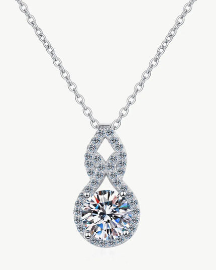 Carat Moissanite Pendant Necklace