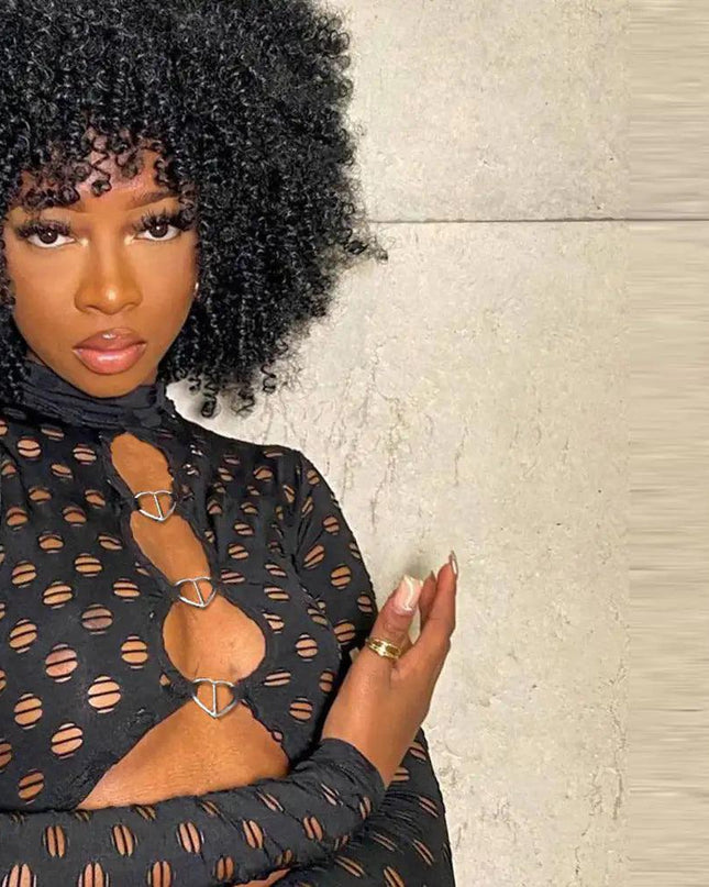 Mesh Cutout Jumpsuit