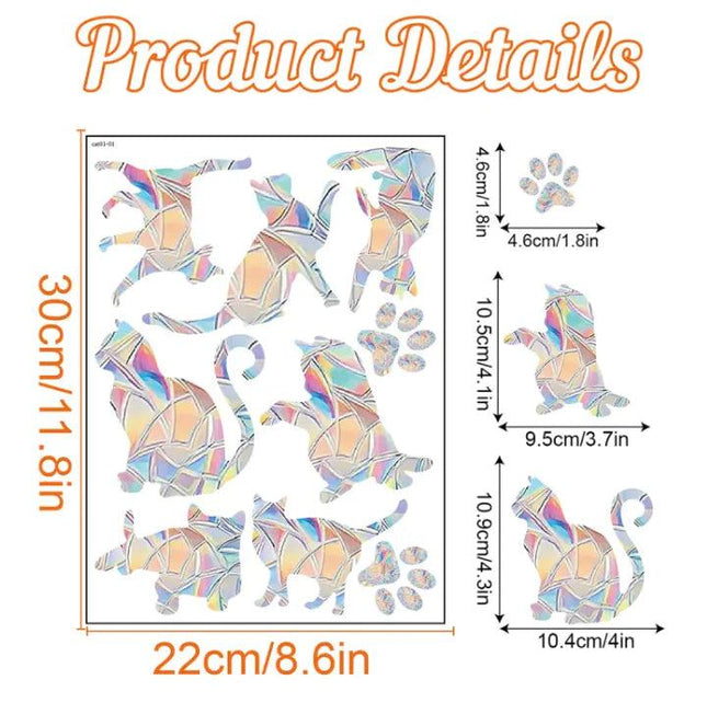 Rainbow Prism Suncatcher Sticker