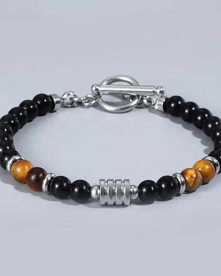 Clasp Tiger Eye Bracelet
