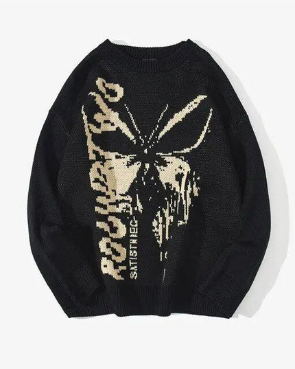 Butterfly Pattern Sweater