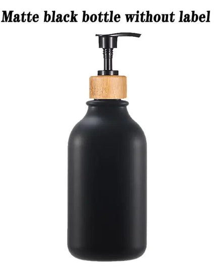 Dish Soap Bottle with Bamboo Pump