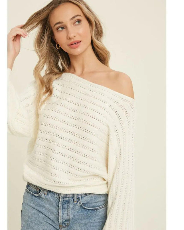 Textured Pullover Sweater
