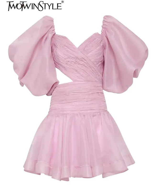 V-Neck  Summer Dress