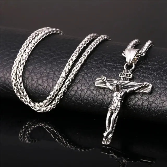 Religious Jesus Cross Necklace