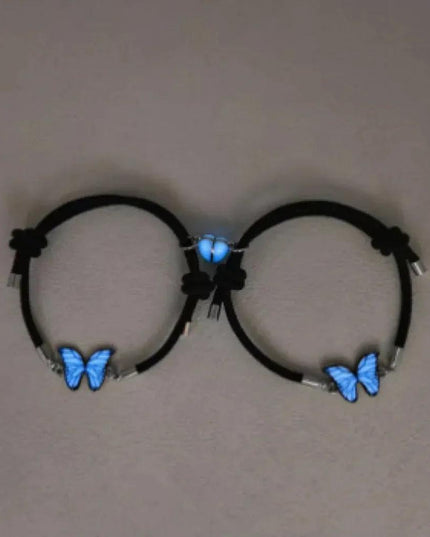 Glow-in-the-Dark Butterfly Jewelry Set