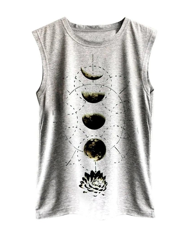 Sleeveless Loose T-Shirt