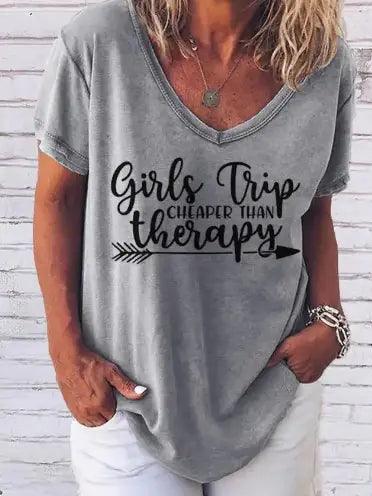 Girl's Trip Therapy Tee