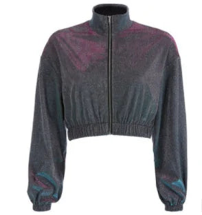 Dazzle Zip Up Sweater