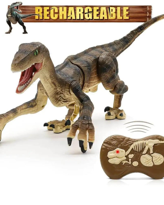 RC Electric Walking Jurassic Dinosaur Simulation Velociraptor