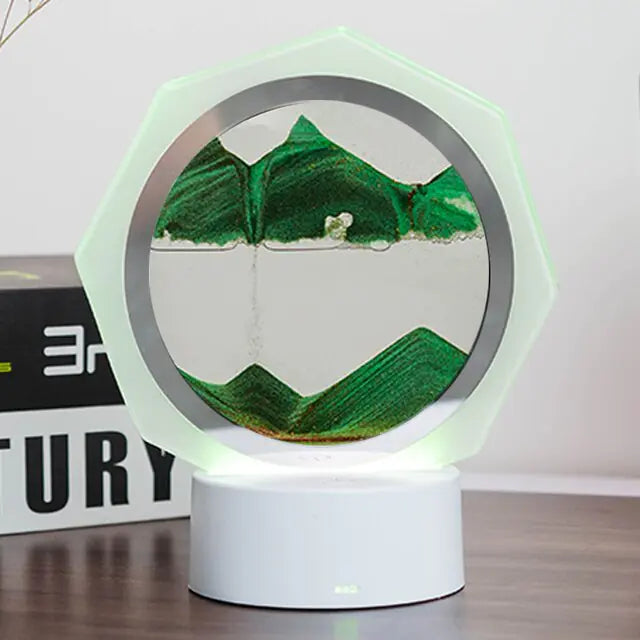 Creative Quicksand Night Light Lamp