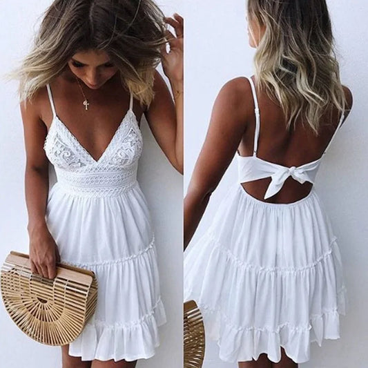 Sleeveless Spaghetti Strap Dress