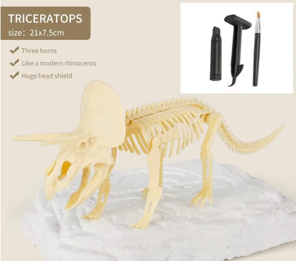 Dinosaur Fossils Archaeological Excavation Toy