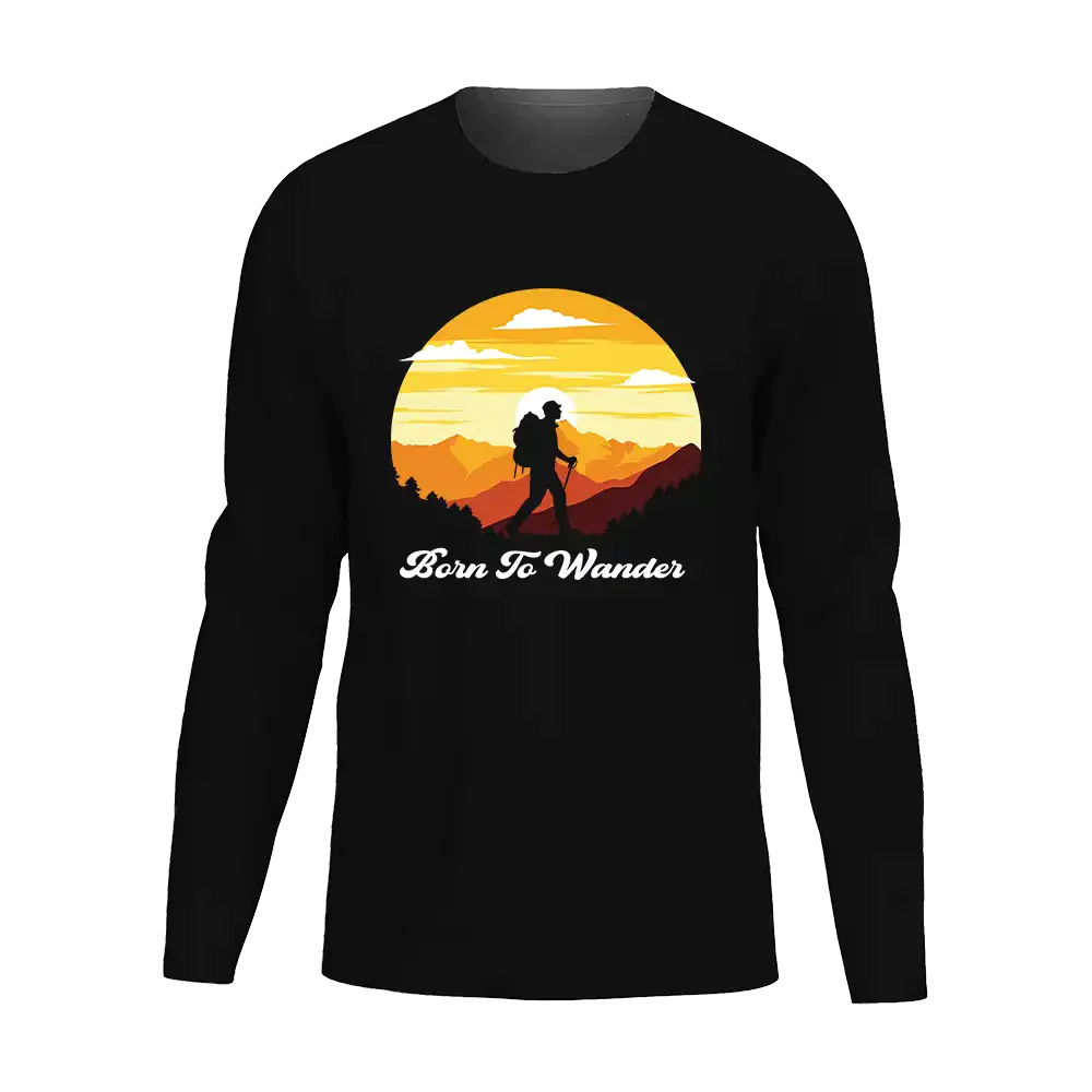 Born To Wander Men Long Sleeve Shirt