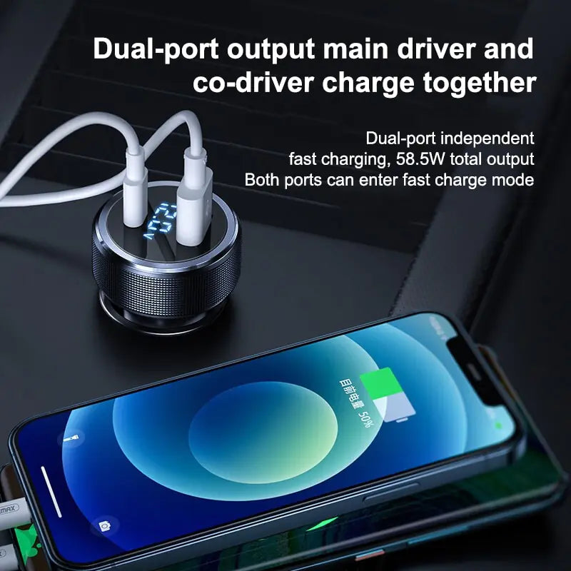 Metal Alloy Car Charger