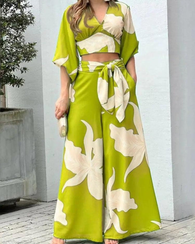 Women Summer Elegant Button Down Ruched Short Sleeve V Neck Dress