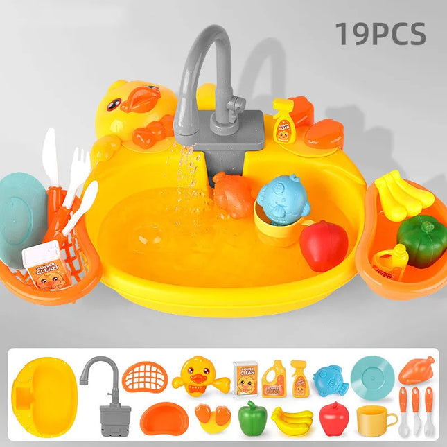 Stylish Vegetable Basin Cycle Washbasin Play Set