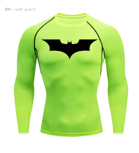 Long Sleeve Compression Batman T-Shirt