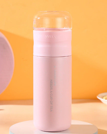 Insulated Cup With Filter Stainless Steel Tea Bottle Cup