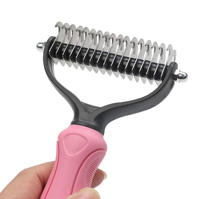 Pet Brush Double-Sided Hair Removal Comb