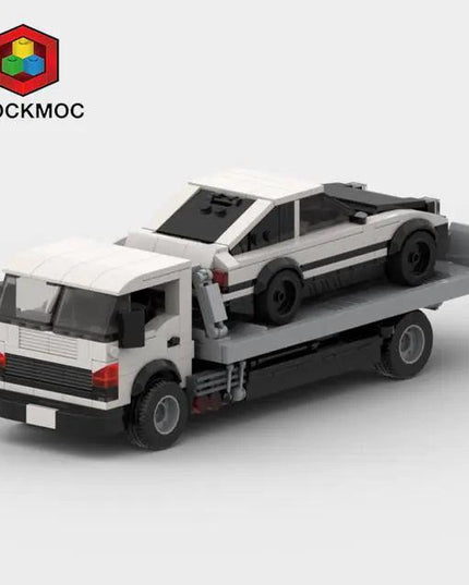 Rescue Flatbed Trailer Brick Toy