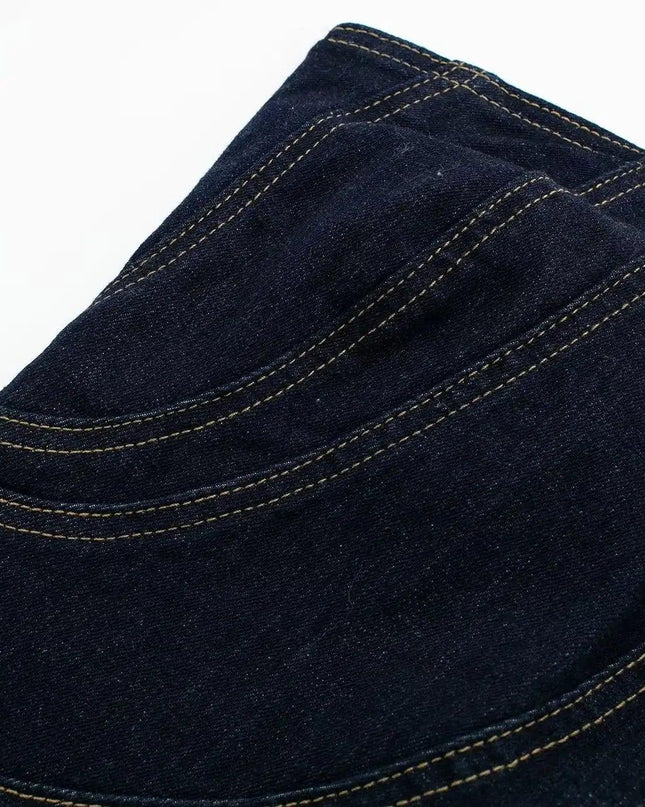 Swirl Thread Denim Dress