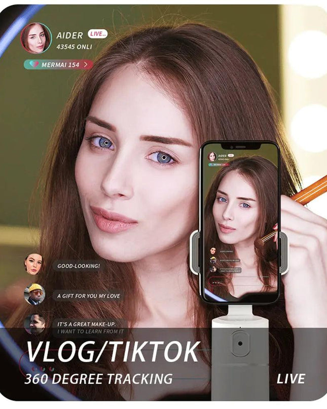 Auto Face Tracking Phone Holder Tripod Stand