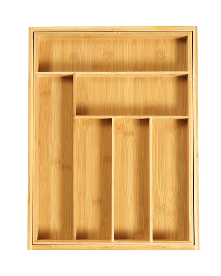 Bamboo Cutlery Organizer