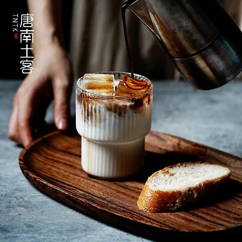 Heat-Resistant Latte Glass