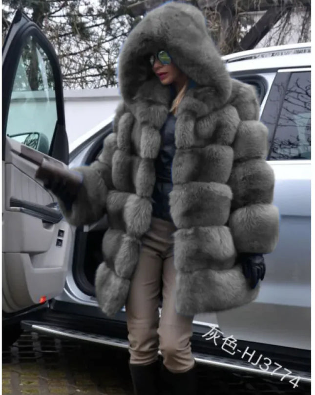 Women's Luxury Faux Fur Jacket