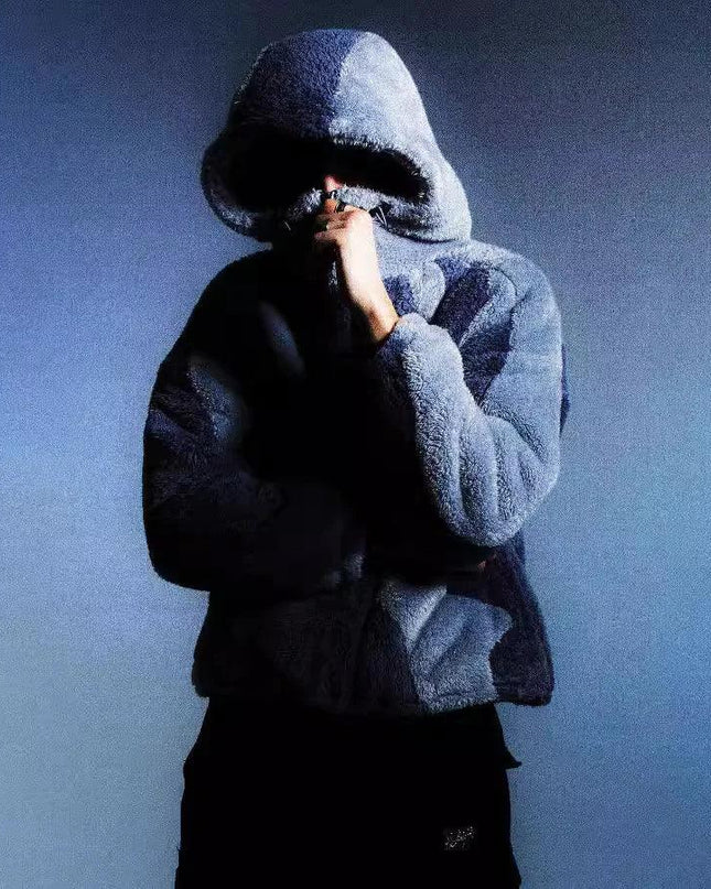 Lambswool Fluffy Zip Jacket