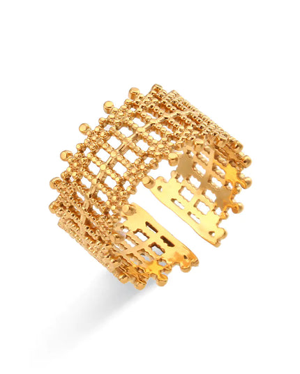 Niche Woven Stainless Steel Ring